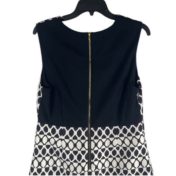 DVF Diane Von Furstenberg Yvette Jungle Shift Mini Dress Black White 12 - Picture 8 of 10